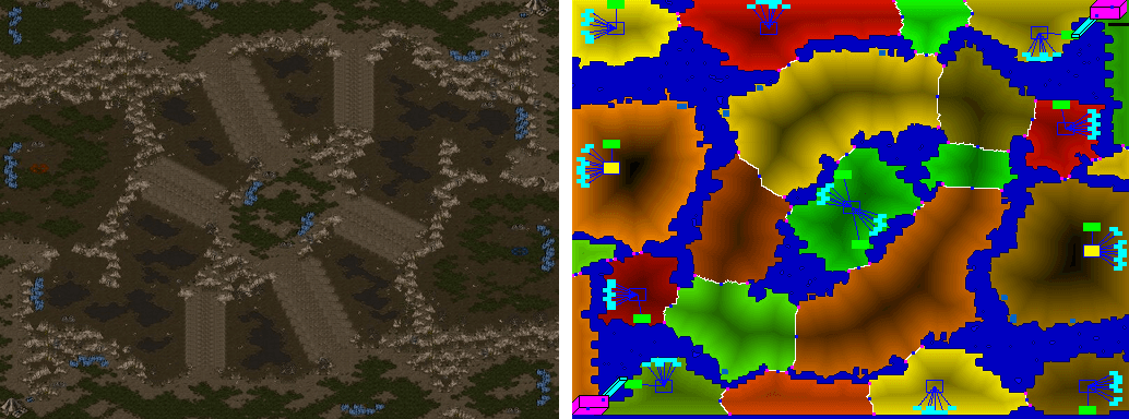 BWEM areas on "Heartbreak Ridge"